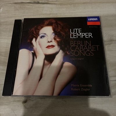 Ute Lemper - Berlin Cabaret Songs (CD, 1997, London