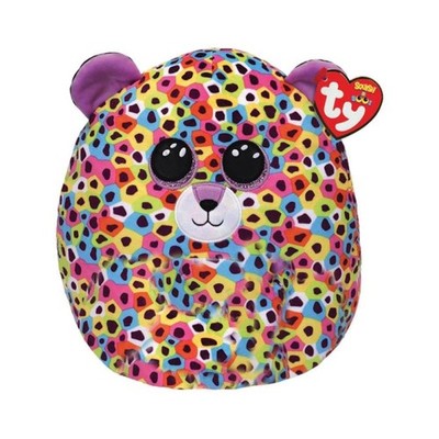 Ty Squish a Boos / Squish Beanies Giselle Leopard Squish Kissen, ca. 20 cm