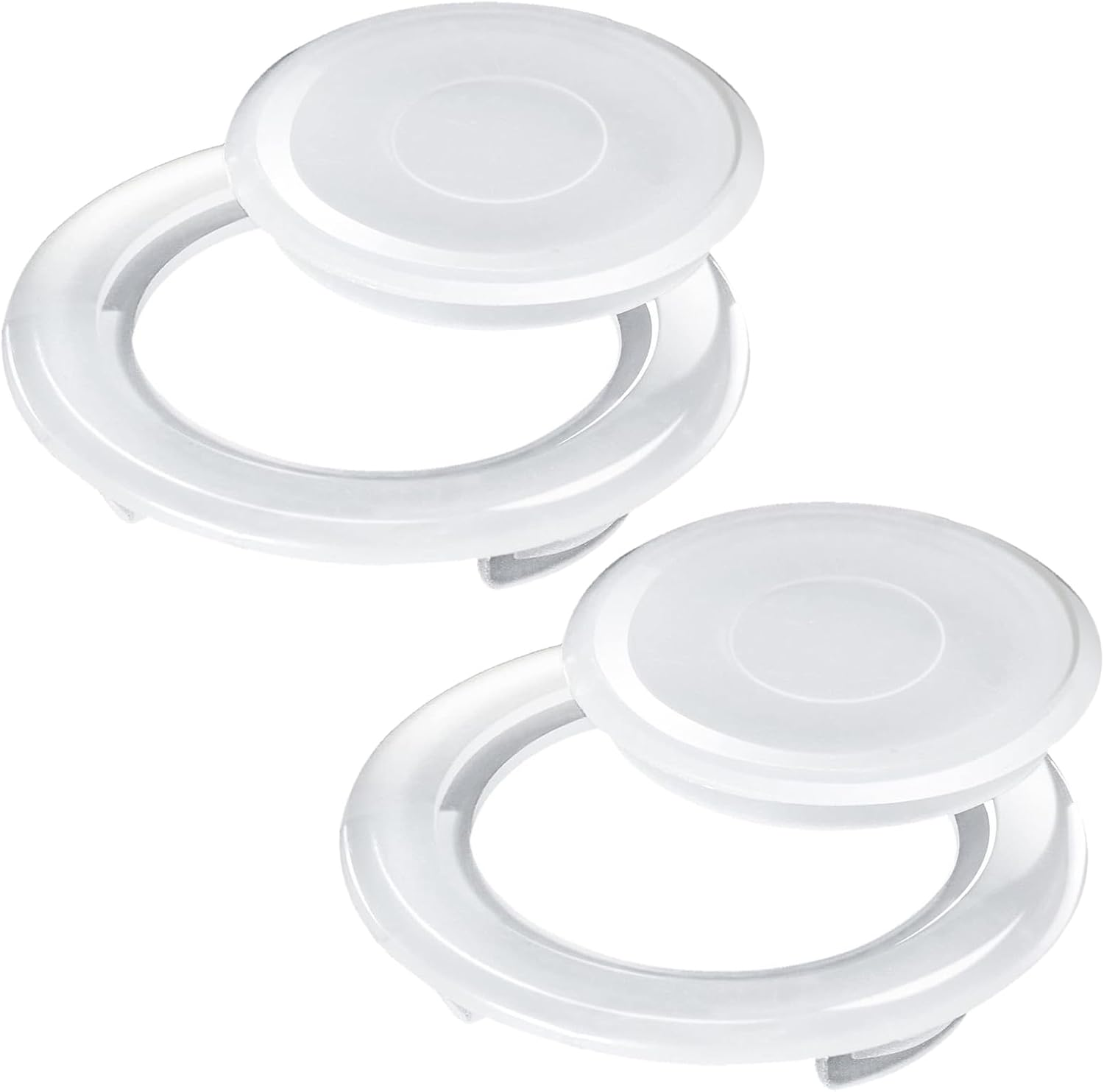 2-Pack 2-Inch Parasol Table Insert with Cap, Standard Umbrella Hole Ring Plug Se