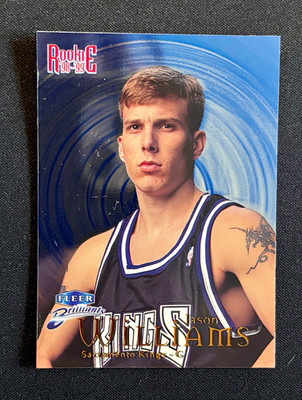 Jason Williams 1998-99 Fleer Brilliants Blue #107B Rookie RC Kings Parallel