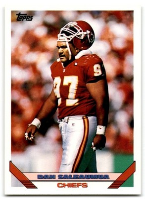 1993 Topps Dan Saleaumua Kansas City Chiefs #282
