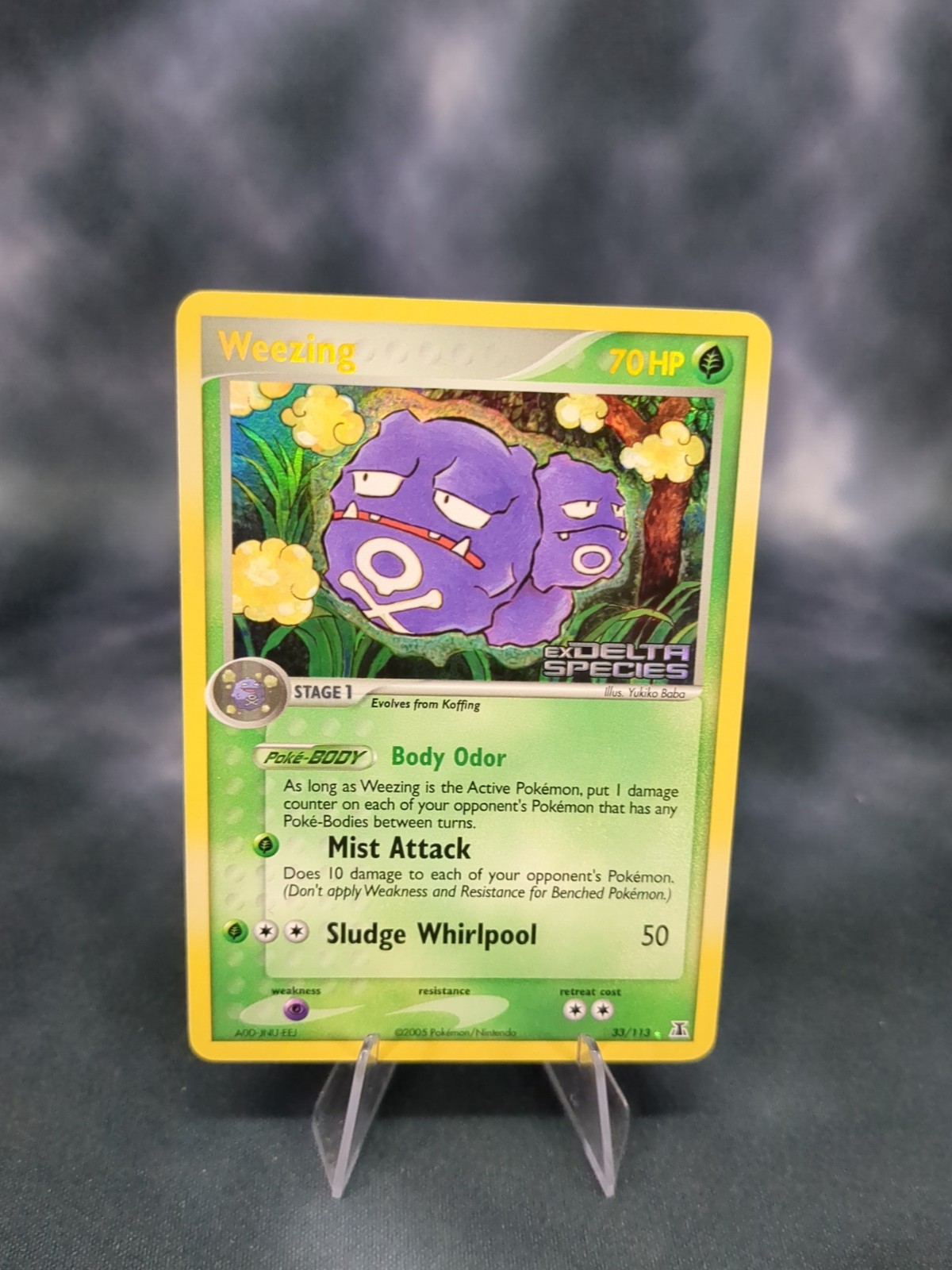 Weezing 33/113 Delta Species Reverse Holo