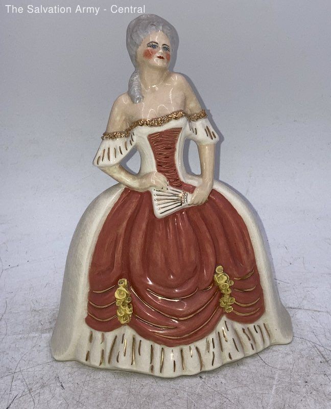 Vintage Multicolor Collectible Marie Antoinette Courtesan Lady Figurine