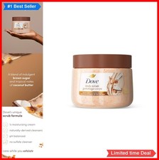 Body Scrub Brown Sugar Coconut Butter 15 oz Exfoliating Gentle Cream Dry Skin
