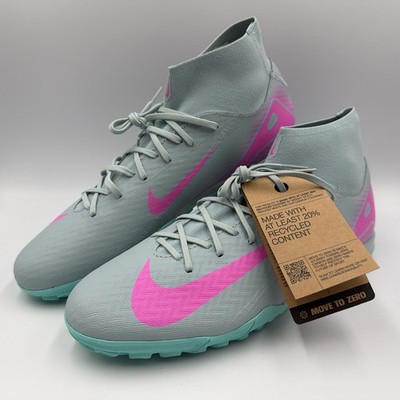 Nike Air Zoom Mercurial Superfly 10 Academy Turf Ocean Cube/Pink Blast Men's 9.5