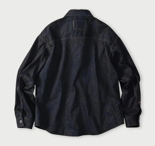 45R 45rpm Dark Indigo Denim Blouson 908 Jacket Light Weight Denim Cotton MINT image 2