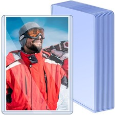 15 Pack Post Card Photo Top Loaders 4 x 6 Inches Hard Plastic Cards Sleeve Prote