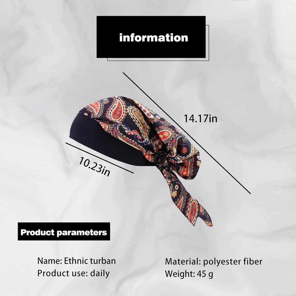 Chemo Turban Kopfbedeckung Damen Krebs - Bild 2 von 4