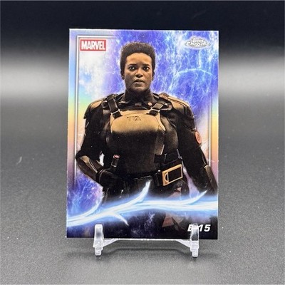Topps 2025 Topps Chrome Marvel Phase Four Loki B-15 #107 Refractor Card