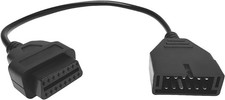 OBD1 to OBD2 Adapter Cable, Diagnostic Extension Tool for Code Readers, Converts
