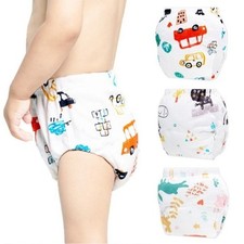Breathable Baby Washable Diaper Cotton Diaper Pants Baby Underwear  Toddler Use