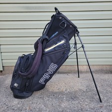 Ping Hoofer Black 5-Way Top Double Strap Stand Bag