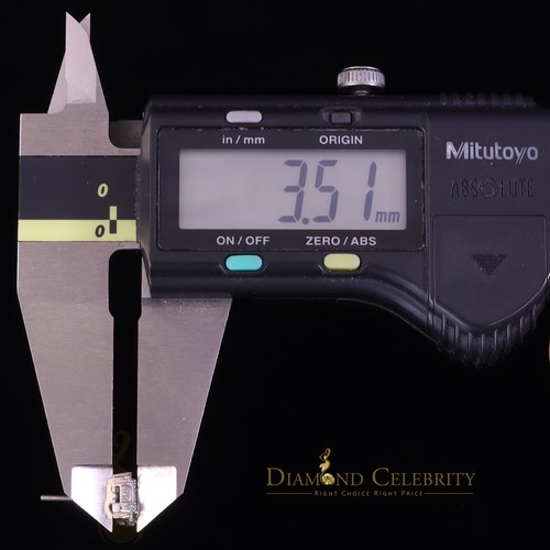 Herren/Damen 925 Silber weiß 0,50ct VVS 'D' Moissanit Baguette Ohrstecker - Bild 10 von 12