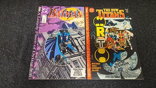 1989 DC COMICS BATMAN A LONEY PLACE OF DYING LOT (TEIL #1-4) HOCHWERTIG VINTAGE - Bild 2 von 5