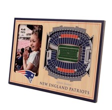 Youthefan NFL New England Patriots 3D Stadium Views Photo Frame NEW 4x6