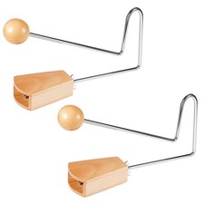 2 Pcs Vibra Slap Percussion Instrument Latin Vibraslap Handheld Musical Instr...