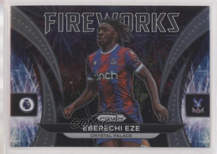 2022-23 Panini Prizm Premier League Fireworks Eberechi Eze #22 09pn