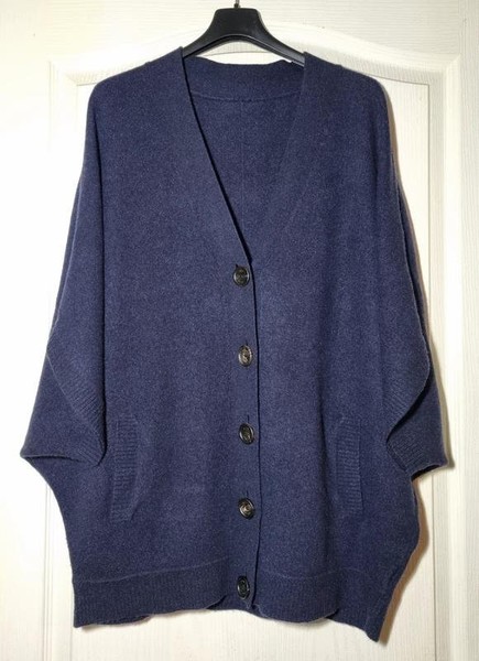 Women Bogner Sweater Navy Cashmere 38 / M / 46