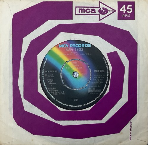 LASO "LaSo Square/Happy Smoke" MCA Demo 45 - Bild 2 von 2