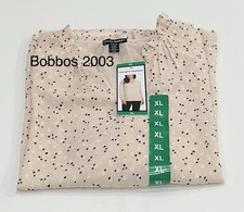 Hilary Radley Women's V-Neck Long Sleeve Blouse, Cream Combo, Size XL