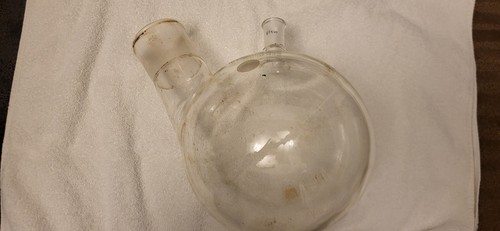 CHEMGLASS 5L Round Bottom Glass Flask 71/60 Joint 