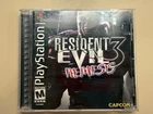 Resident Evil 3 Nemesis PlayStation ps1 Black Label Complete w/ manual/guide