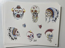 10 John Wesley Harden Tattoo Flash Sheets