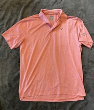 Callaway Opti-Dri Men s Golf Polo Moisture Wicking Short Sleeve Pink L