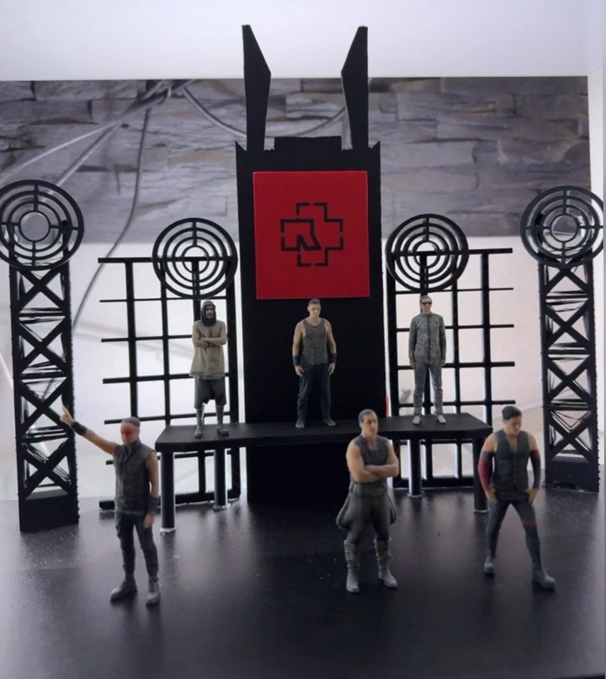 Rammstein Figuren Rammstein Miniature Figures – Full Band Set