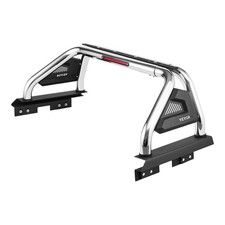 Truck Bed Roll Bar, Universal Adjustable Sport Bar Chase Rack Compatible with F