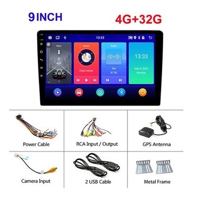 4GB RAM+32G MP5 Player 9 inch Double Din Car Radio Multimedia Video Player