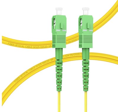 10M SC APC to SC APC Simplex OS2 9/125 LSZH FTTH Fiber Patch Cord