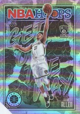2019-20 Hoops Premium Stock Basketball Get Out the Way Holo #15 Jarrett Allen