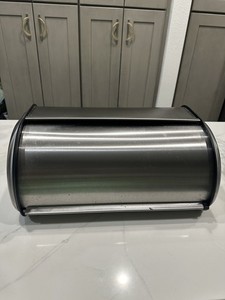 Aluminum Bread Box. Some Rust Spots On It. 17” Long. 9” Deep