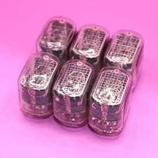 6x NOS IN-12A Nixie Tubes Same Date / Tested / 100 Working / Soviet / 6pcs