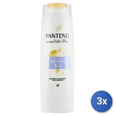 3X Pantene 3En1 Shampooing 250 Ml. Extra Délicat - Photo 1/3