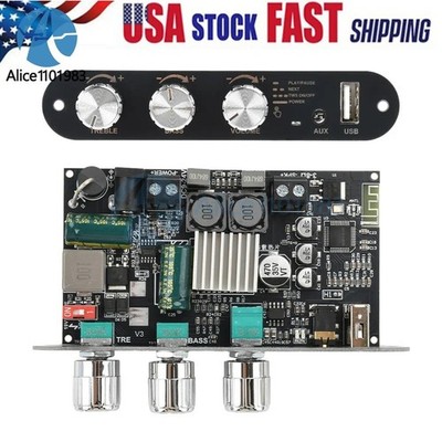 ZK-1001U 100W Mono   Audio Power Amplifier Module Bass Treble USA *rr