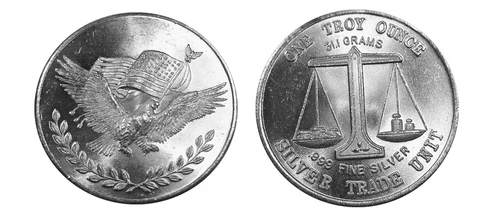 1 Troy oz. .999 Fine Vintage Silver Trade Unit