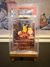 Detective Pikachu - 098/SV-P Promo Card Holo (Japanese) Ace Grading 8