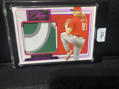 2024 Panini Three And Two Baseball PS-RL Rhett lowder Patch 9/9
