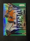 2025 Panini Prizm Green Fractal Bo Nix Denver Broncos