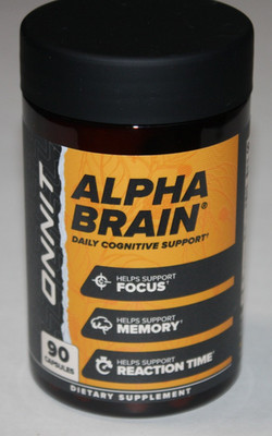 Onnit - Alpha Brain - Memory   Focus   Reaction Time - 90 Capsules Exp 02/27 NEW