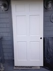  USED 3067 6 RAISED PANNEL  PINE INERIOR DOOR 36 X 6' 7" MADE IN SOUTH AFRICA — photo 2