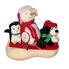 Hallmark Snow What Fun Sledders Christmas Table Decoration Voice and Movement — photo 1