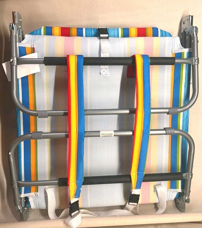 Mochila tumbona RIO BEACH/Silla de bronceado reclinable plegable/Durable Foto 3 de 4