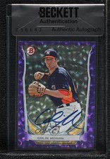 BAS 2014 Bowman Draft Purple Ice 55/99 Colin Moran Seal of Authenticity Auto ow6