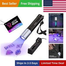 UV Light for Resin Curing, Portable Mini 365nm UV Flashlight Black Light, Fas...