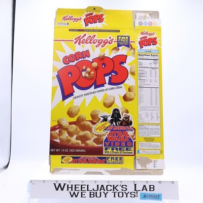 Corn Pops Cereal Star Wars 1995 Kellogg's Vintage EMPTY BOX