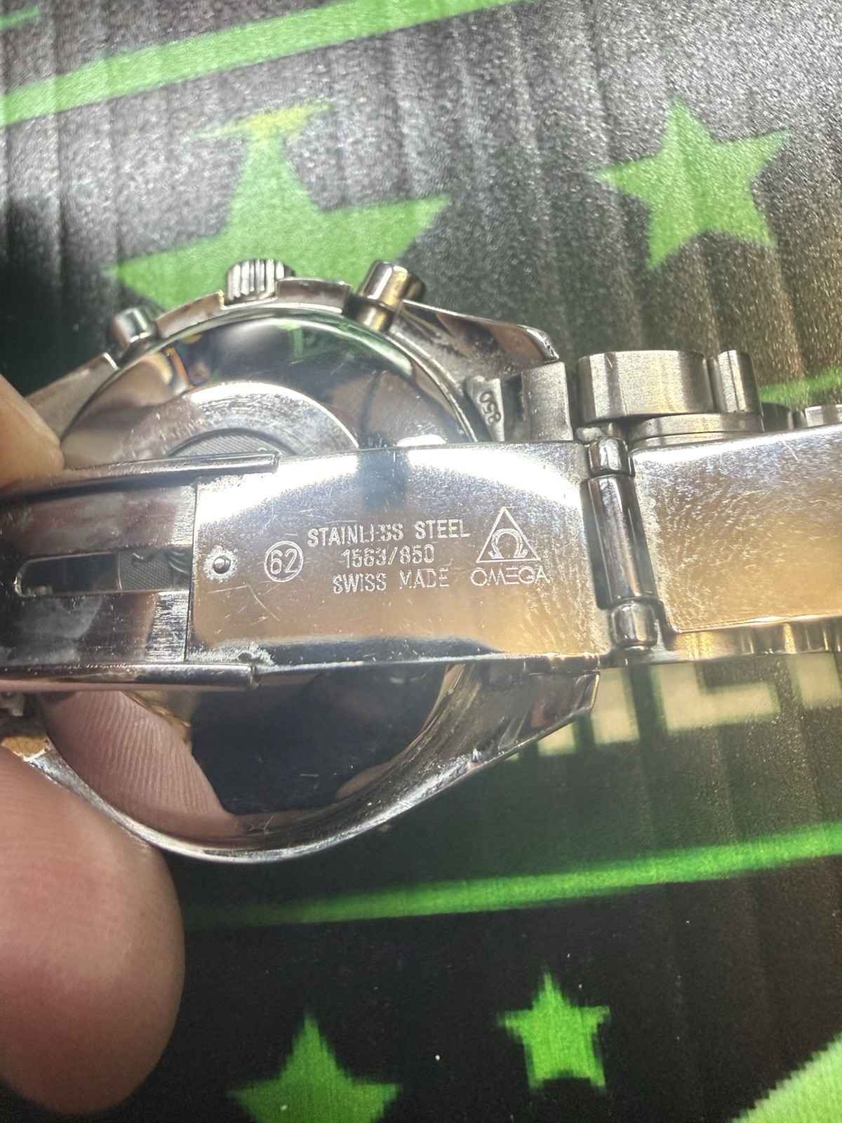 OMEGA Speedmaster Chronograph Automatic Olympic Watch 3515.20 w/Box Manual Card image 5