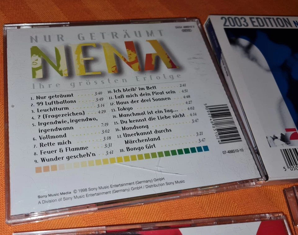 6CDs Nena Feat. Nena Bonus Tracks 2003 Warner Neuwertig Udo Lindenberg Helge - Bild 4 von 4